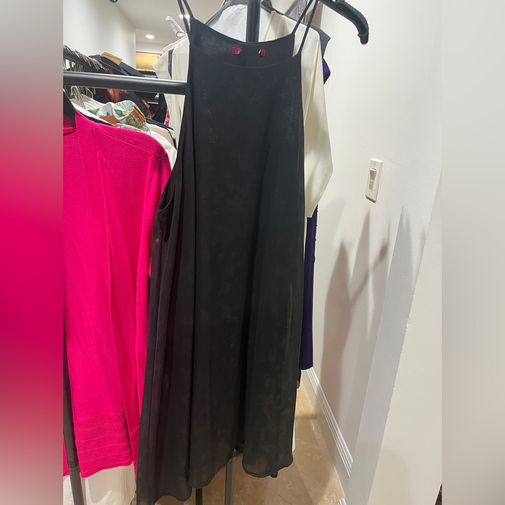 Black flowy Sleeveless Dress